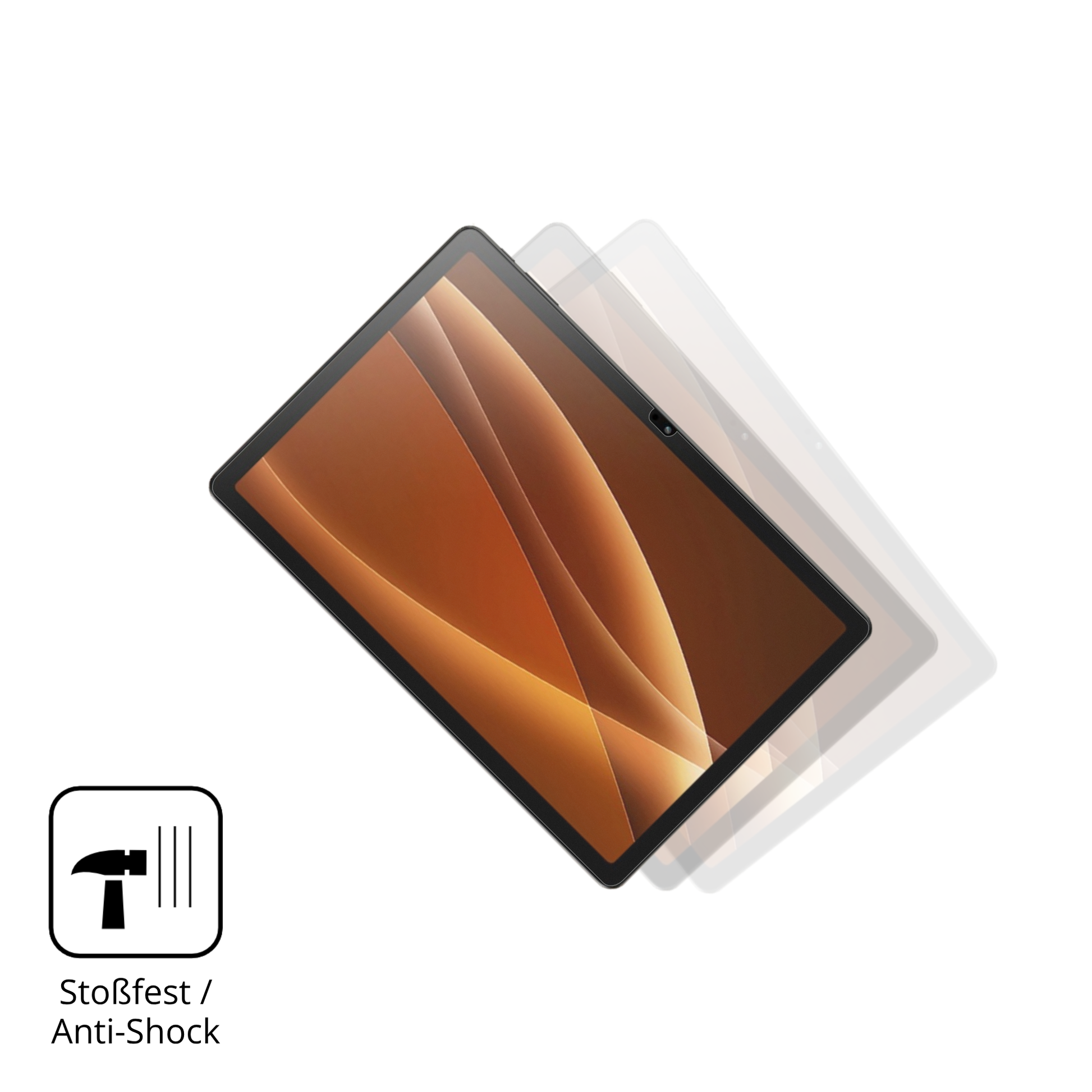 Schutz gegen Kratzer auf dem Kodak 11.97 Zoll Tablet Glas durch Schlüssel, Stöße gegen die Tischkante oder Stürze