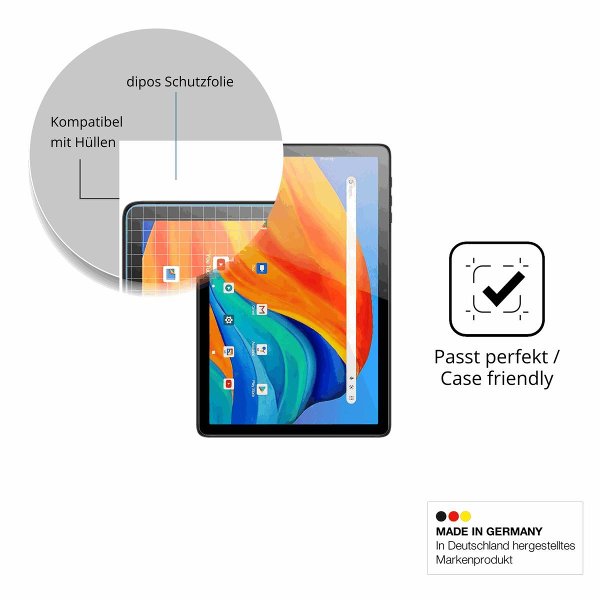 2x Screen Protector for Kodak Tab K10 Protection Crystal Clear dipos