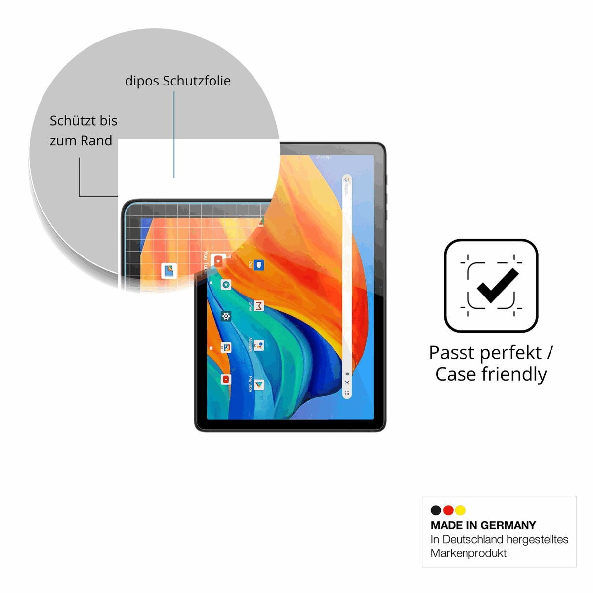 2x Screen Protector for Kodak Tab K10 Flexible Glass 9H dipos