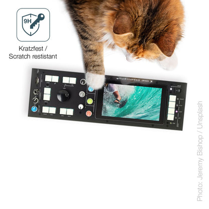 dipos Displayschutz für Kodamo EssenceFM MKII, mattierte Oberfläche, robuste Festigkeit und perfekte Passform