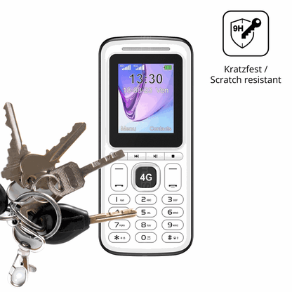 dipos Displayschutz für Konrow Moby 4G, mattierte Oberfläche, robuste Festigkeit und perfekte Passform
