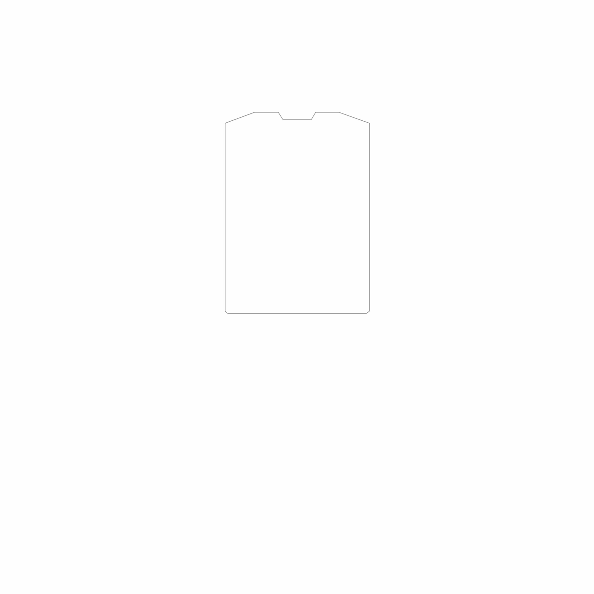 dipos Displayschutz für Konrow Stone Next, mattierte Oberfläche, geringe Dicke und perfekte Passform