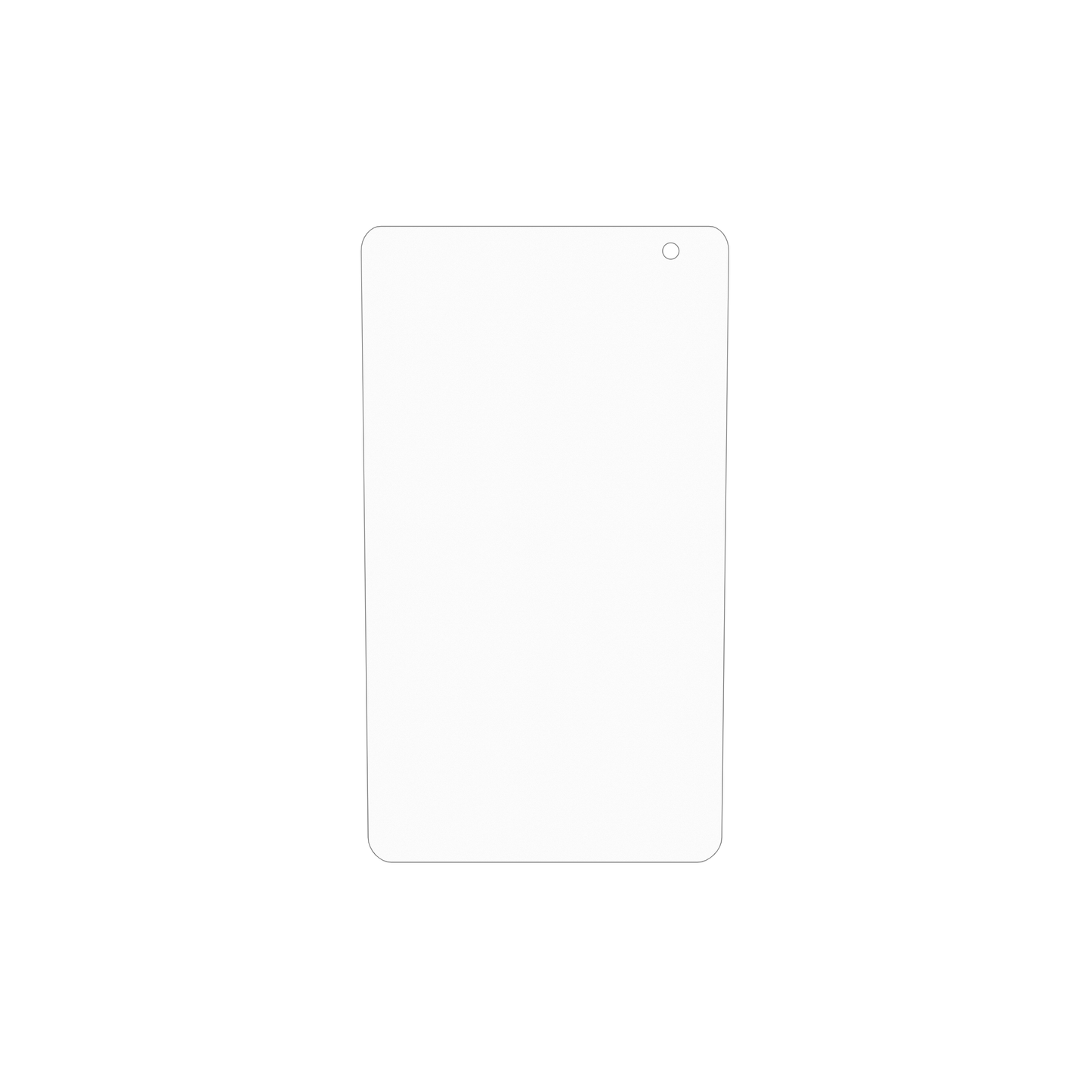 dipos Displayschutz für Konrow K-Tab 704, mattierte Oberfläche, geringe Dicke und perfekte Passform