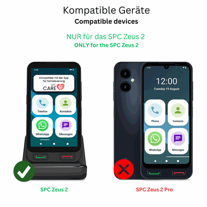 2x 9H Schutzfolie für SPC Zeus 2 Panzerfolie