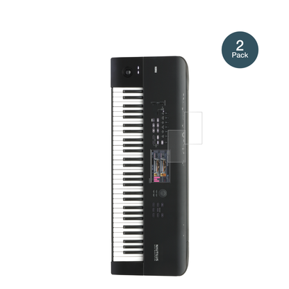 KorgNautilus 61 mit aufgebrachter dipos Panzerfolie, die lästige Fingerabdrücke minimiert