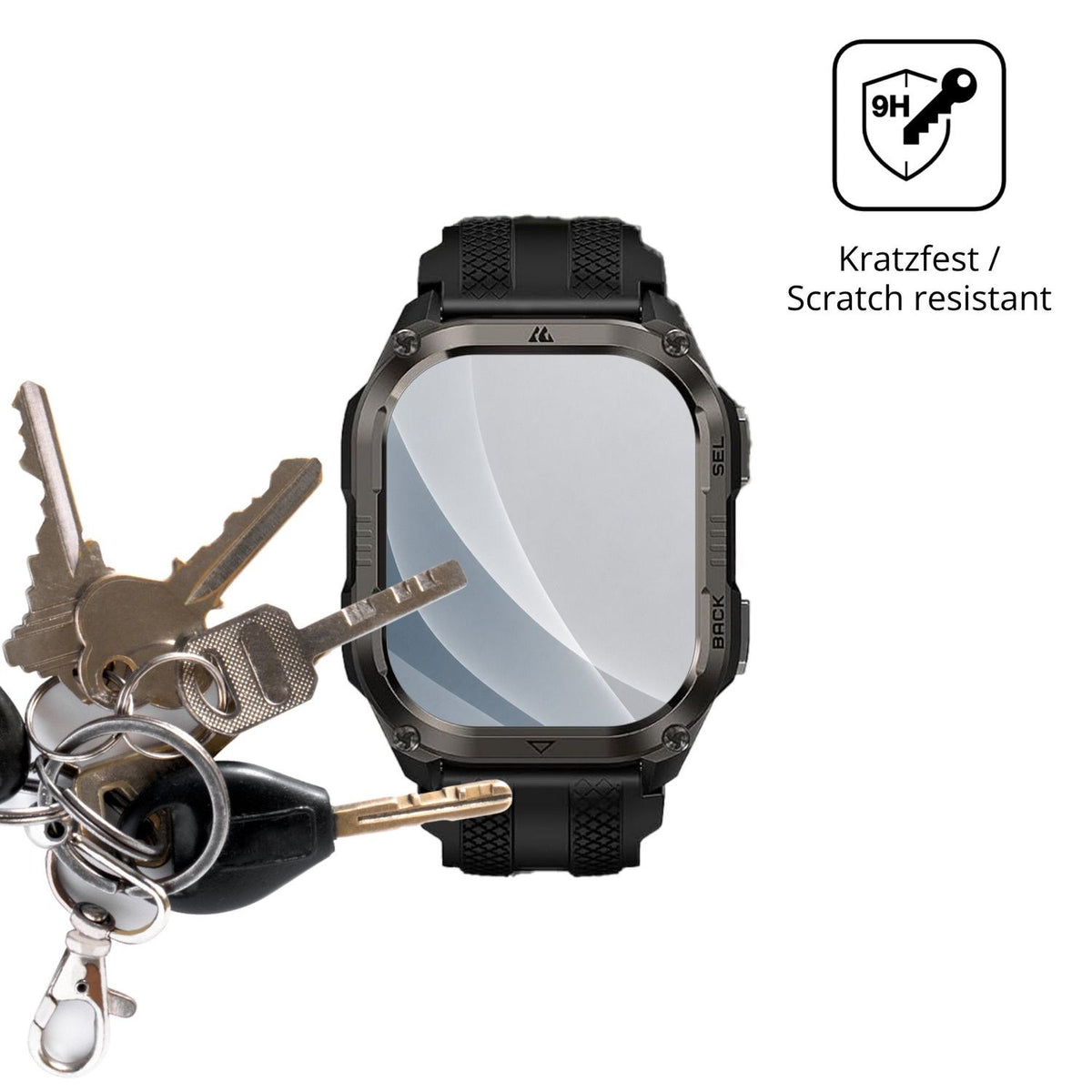 dipos Displayschutz für KOSPET Tank Pulse 2, mattierte Oberfläche, robuste Festigkeit und perfekte Passform
