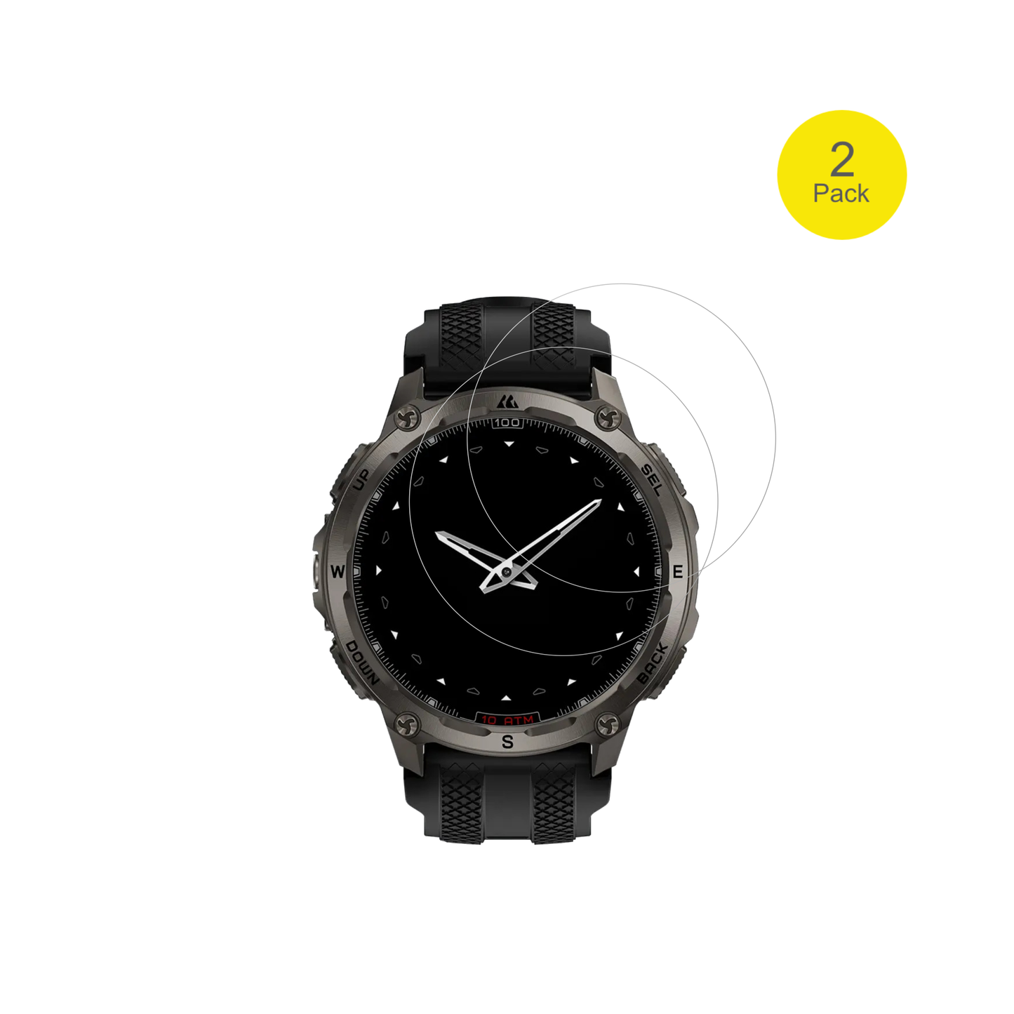 2x 3D Full Cover Schutzfolie für Kospet Tank T4