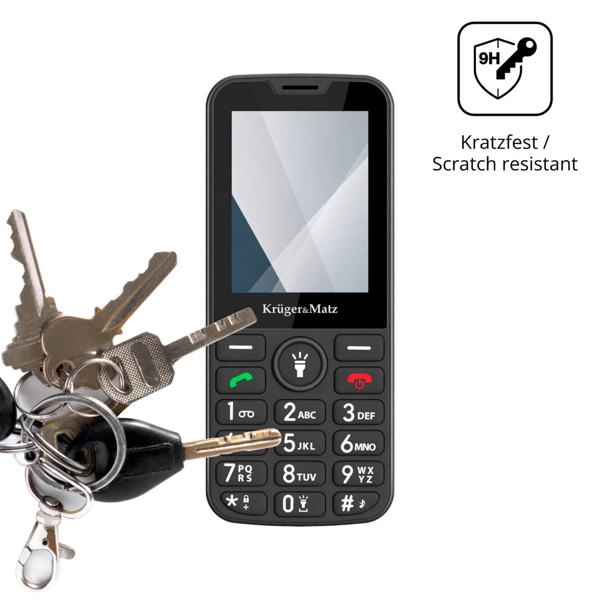 2x Screen Protector for Kruger Matz Simple 924 Flexible Glass 9H dipos