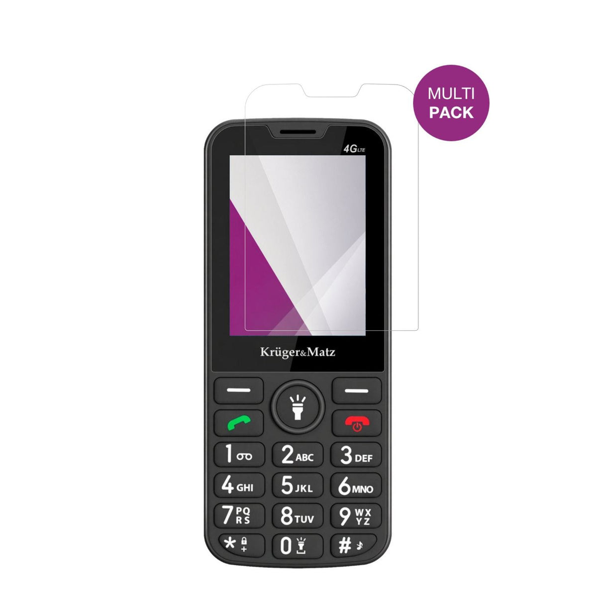 4x Screen Protector for Kruger Matz Simple 924 4G Protection Crystal Clear dipos