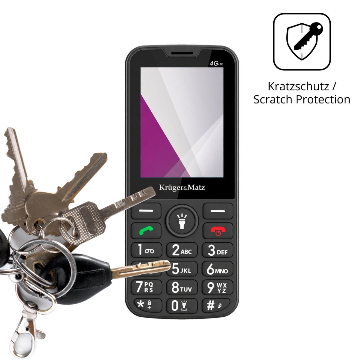 4x Screen Protector for Kruger Matz Simple 924 4G Protection Crystal Clear dipos