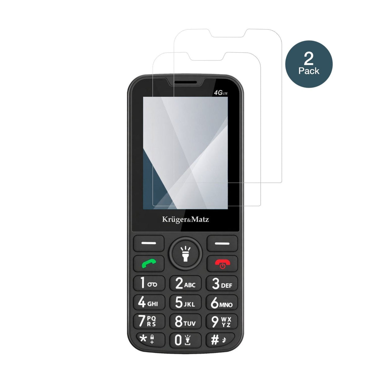 2x Screen Protector for Kruger Matz Simple 924 4G Flexible Glass 9H dipos