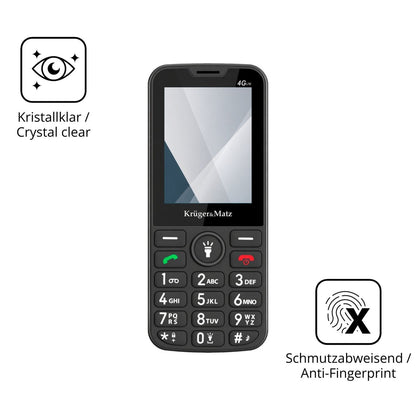 2x Screen Protector for Kruger Matz Simple 924 4G Flexible Glass 9H dipos