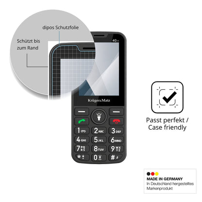 2x Screen Protector for Kruger Matz Simple 924 4G Flexible Glass 9H dipos