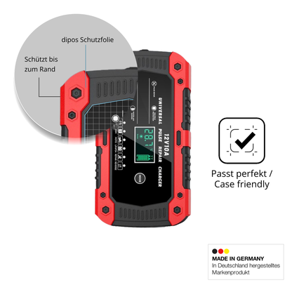 Besonders flexibler Displayschutz mit Anti-Shock-Schicht im Materialmix