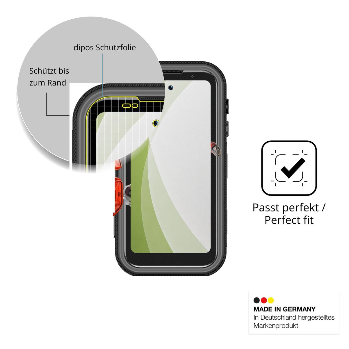 2x Full Cover matte Film for Lagenio Eagle Pro Screen Protector Anti-Shock