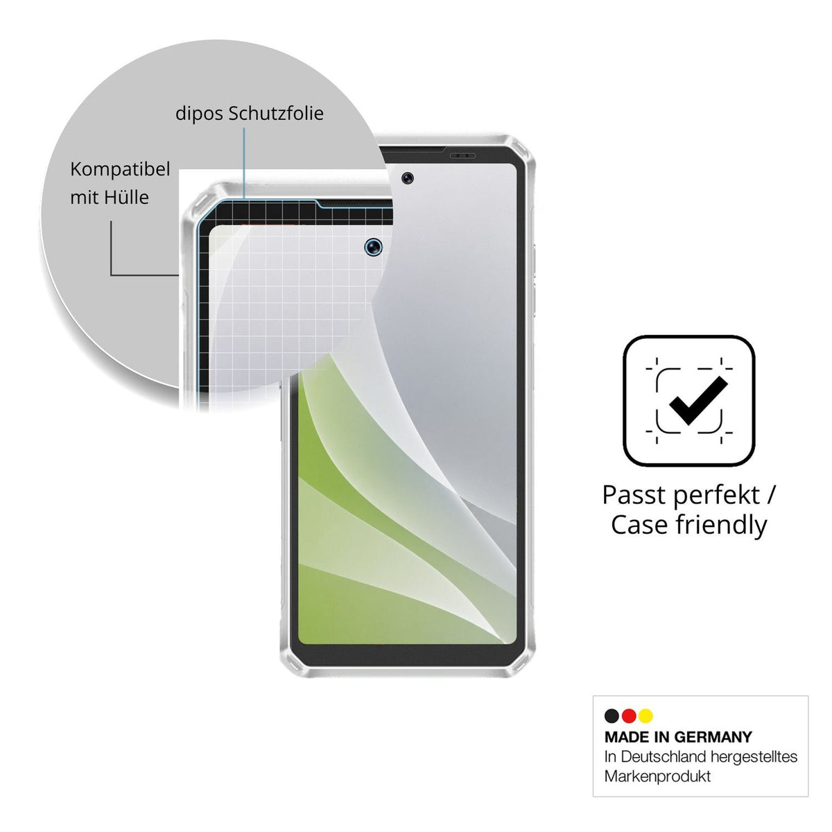 4x Screen Protector for Lagenio Panther 1 Protection Anti Glare dipos