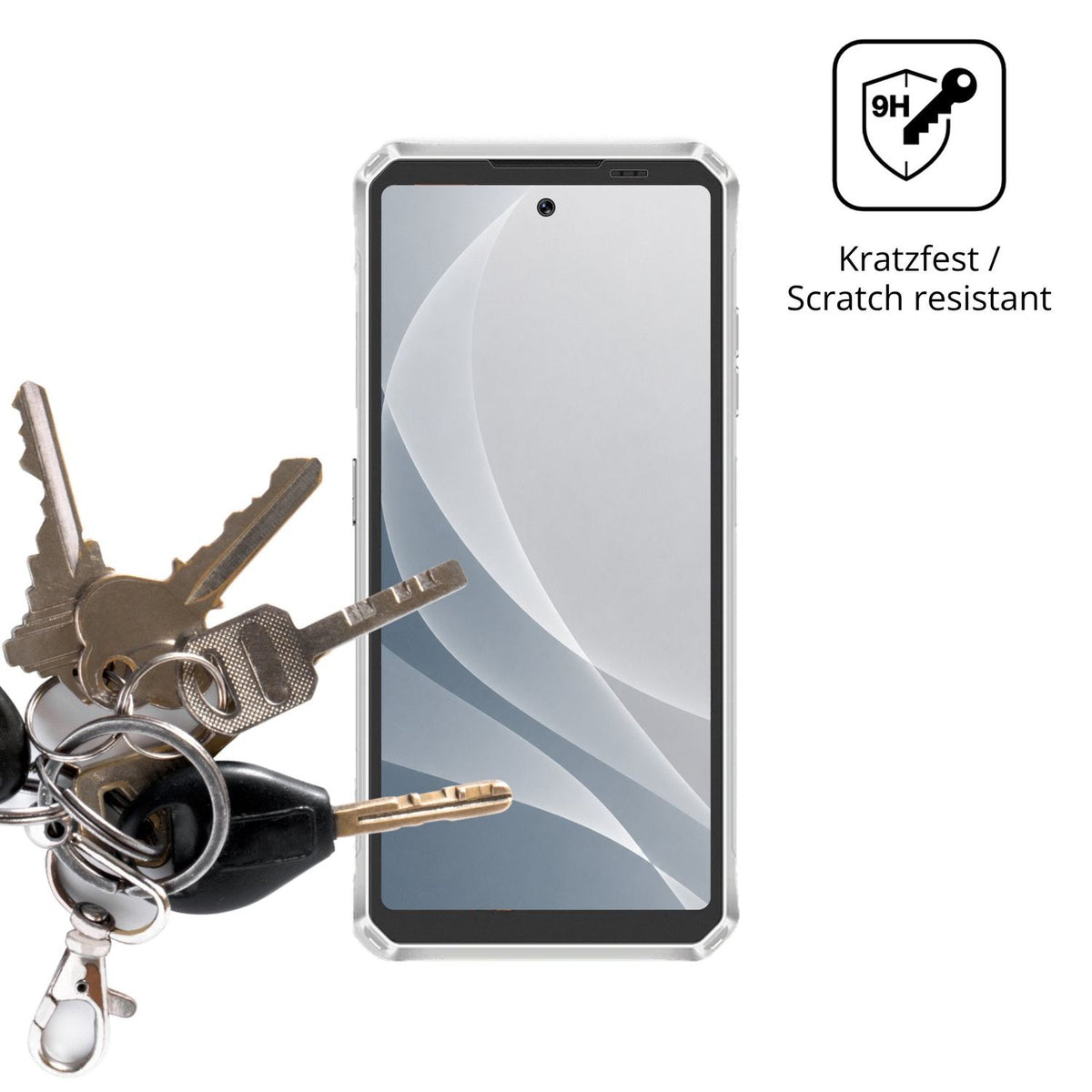 2x Screen Protector for Lagenio Panther 1 matte Flexible Glass 9H dipos