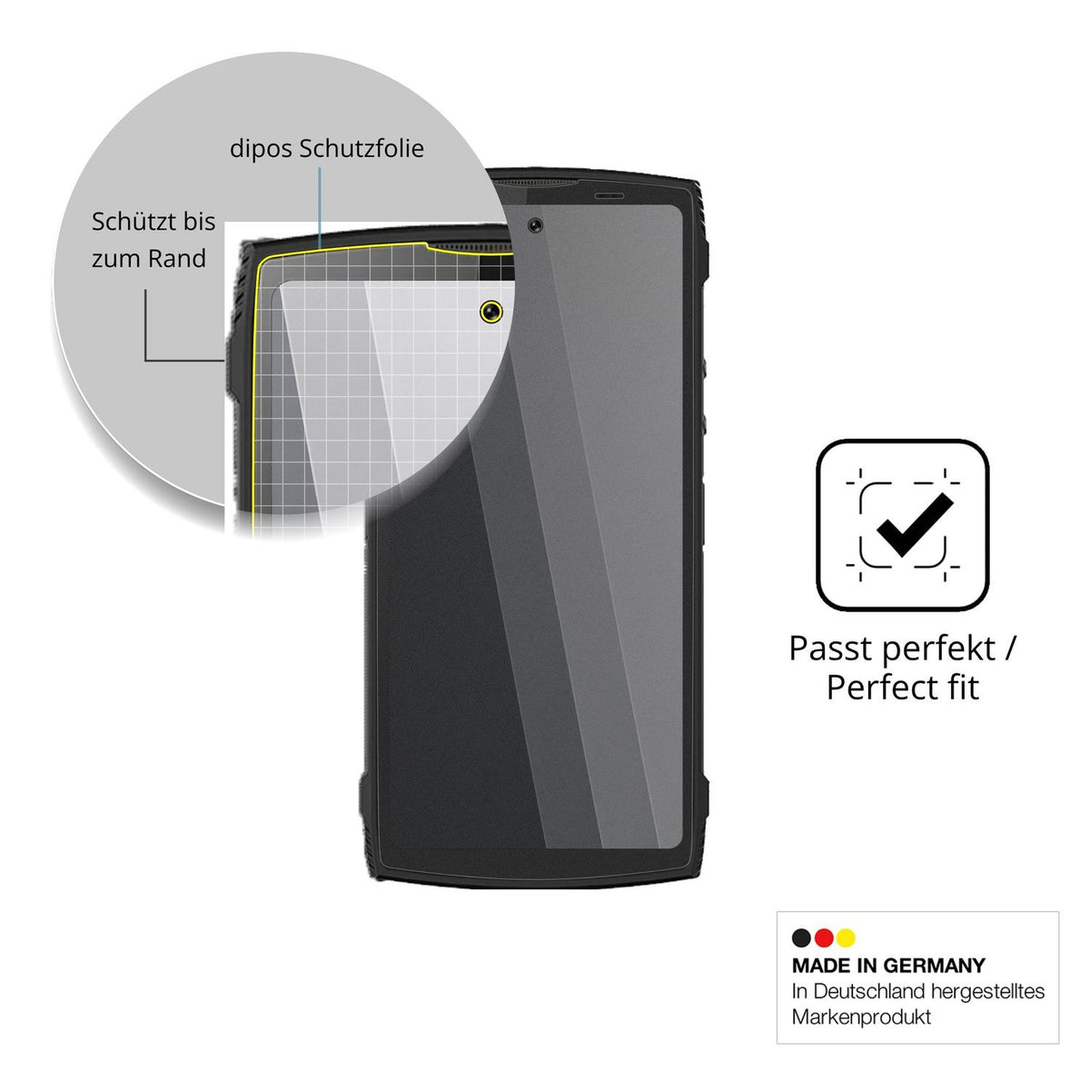 Screen Protector for Lagenio Panther 2 Privacy Filter 4-Way Protection dipos