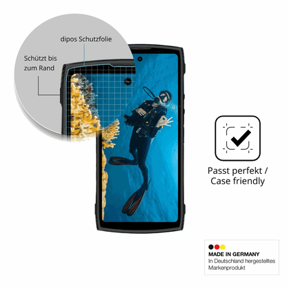 Besonders flexibler Displayschutz mit Anti-Shock-Schicht im Materialmix