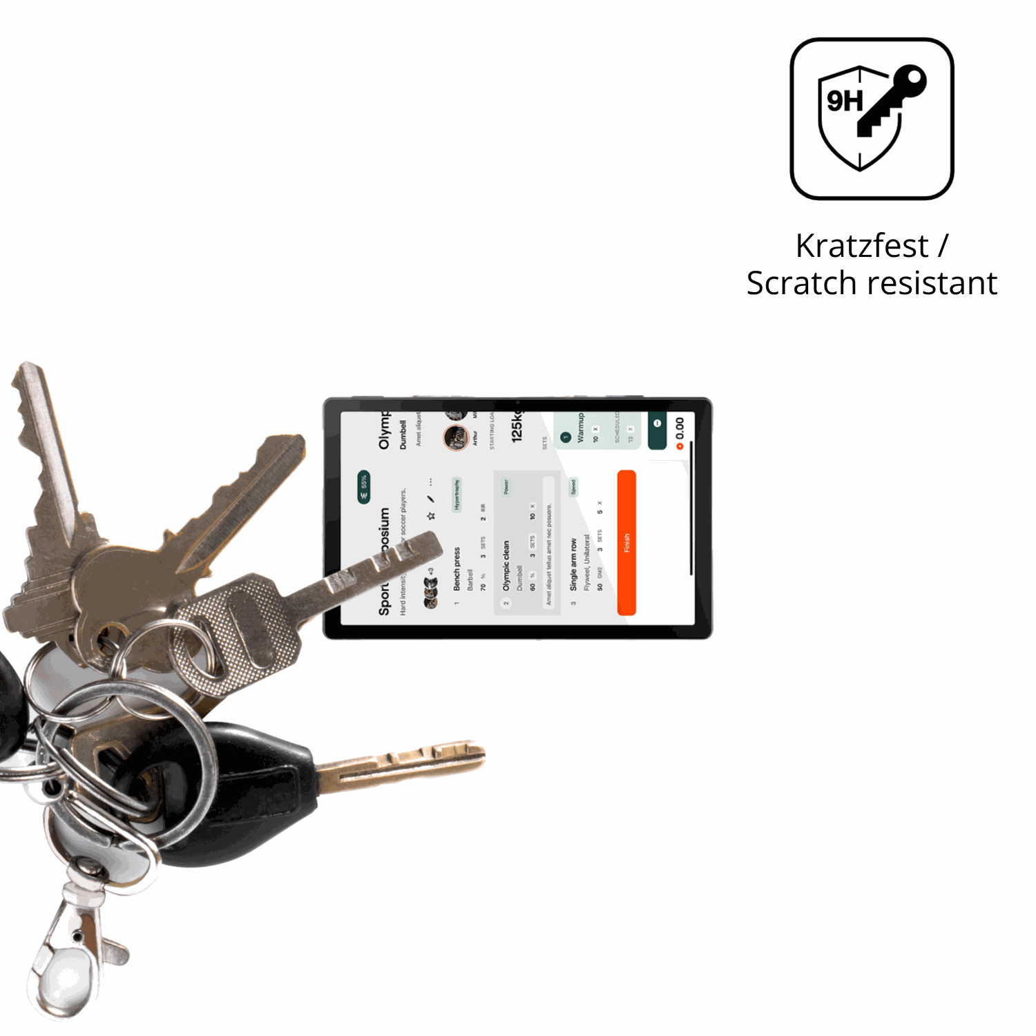 dipos Displayschutz für Laptok LPA7BK, transparente Oberfläche, perfekte Passform auch für die Rundungen