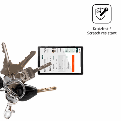 dipos Displayschutz für Laptok LPA7BK, transparente Oberfläche, perfekte Passform auch für die Rundungen