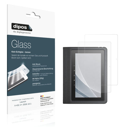 2x Screen Protector for Launch X-431 V+ 2026 10.1 matte Flexible Glass 9H dipos