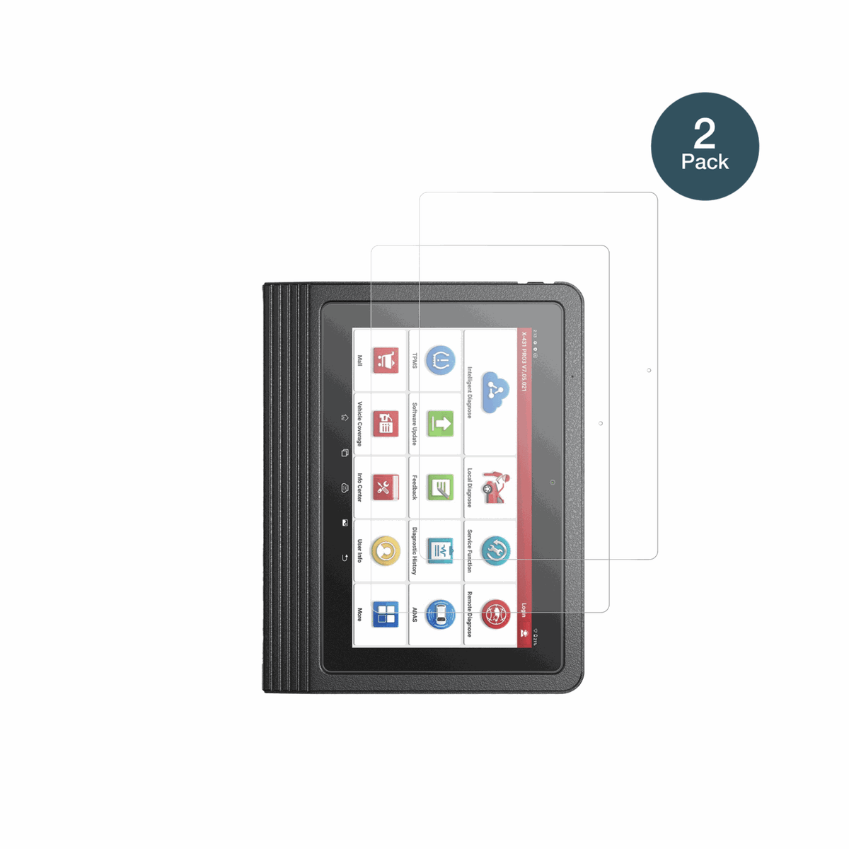2x Screen Protector for Launch X-431 V+ 2026 10.1 matte Flexible Glass 9H dipos