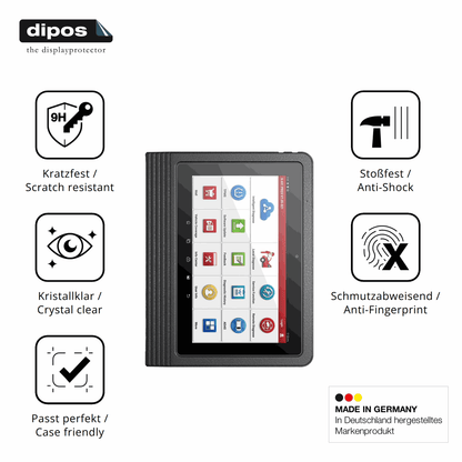 2x Screen Protector for Launch X-431 V+ 2026 10.1 Flexible Glass 9H dipos