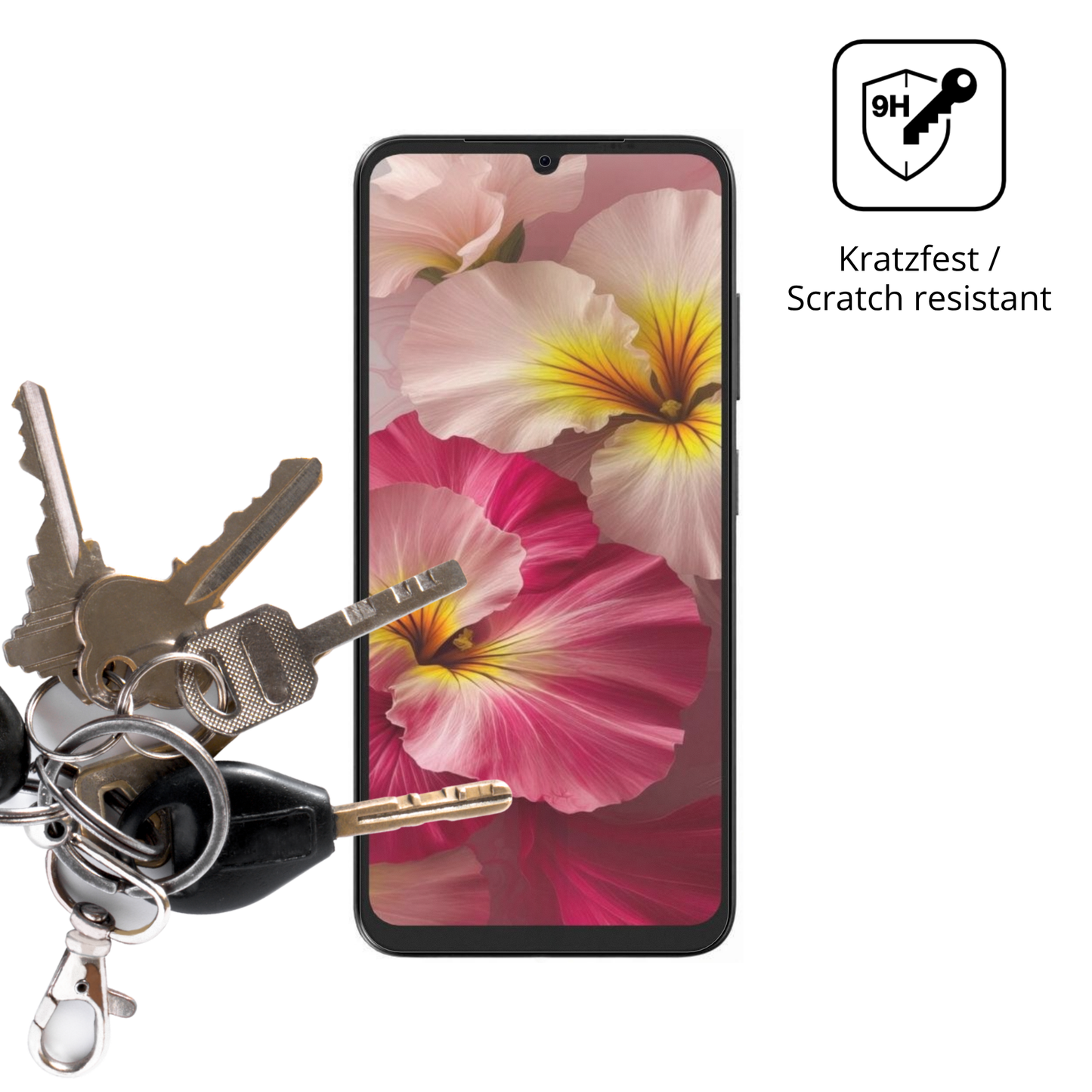 dipos Displayschutz für Lava Bold N2 Lite, mattierte Oberfläche, robuste Festigkeit und perfekte Passform