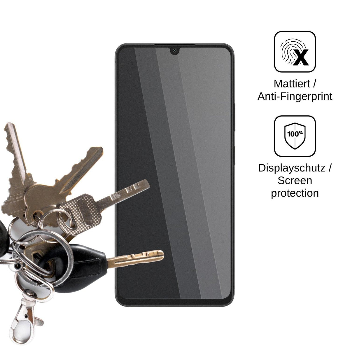 Screen Protector for Lava Bold N4 Pro Privacy Filter 4-Way Protection dipos