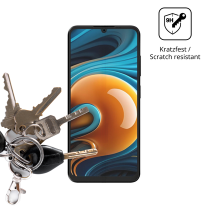 dipos Displayschutz für Lava Yuva Smart 3, mattierte Oberfläche, robuste Festigkeit und perfekte Passform