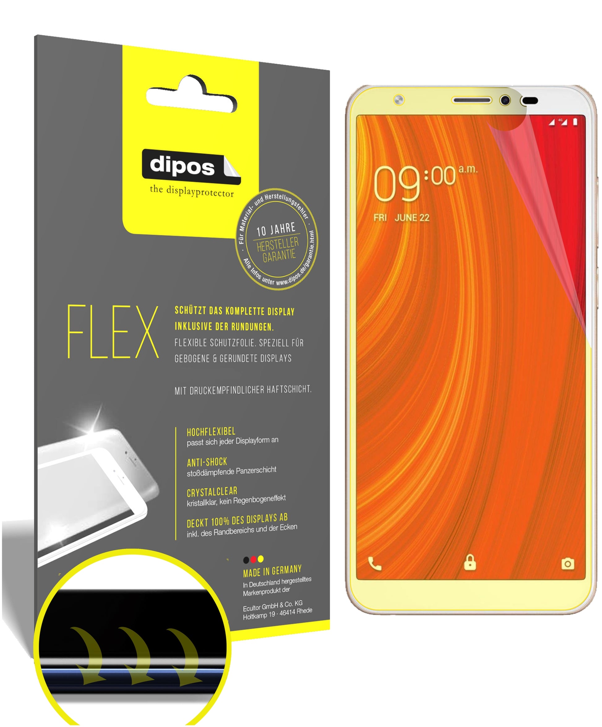 3D Full Cover Displayschutzfolie: Case-freundlicher Schutz mit perfekter Passform für dein Display. 