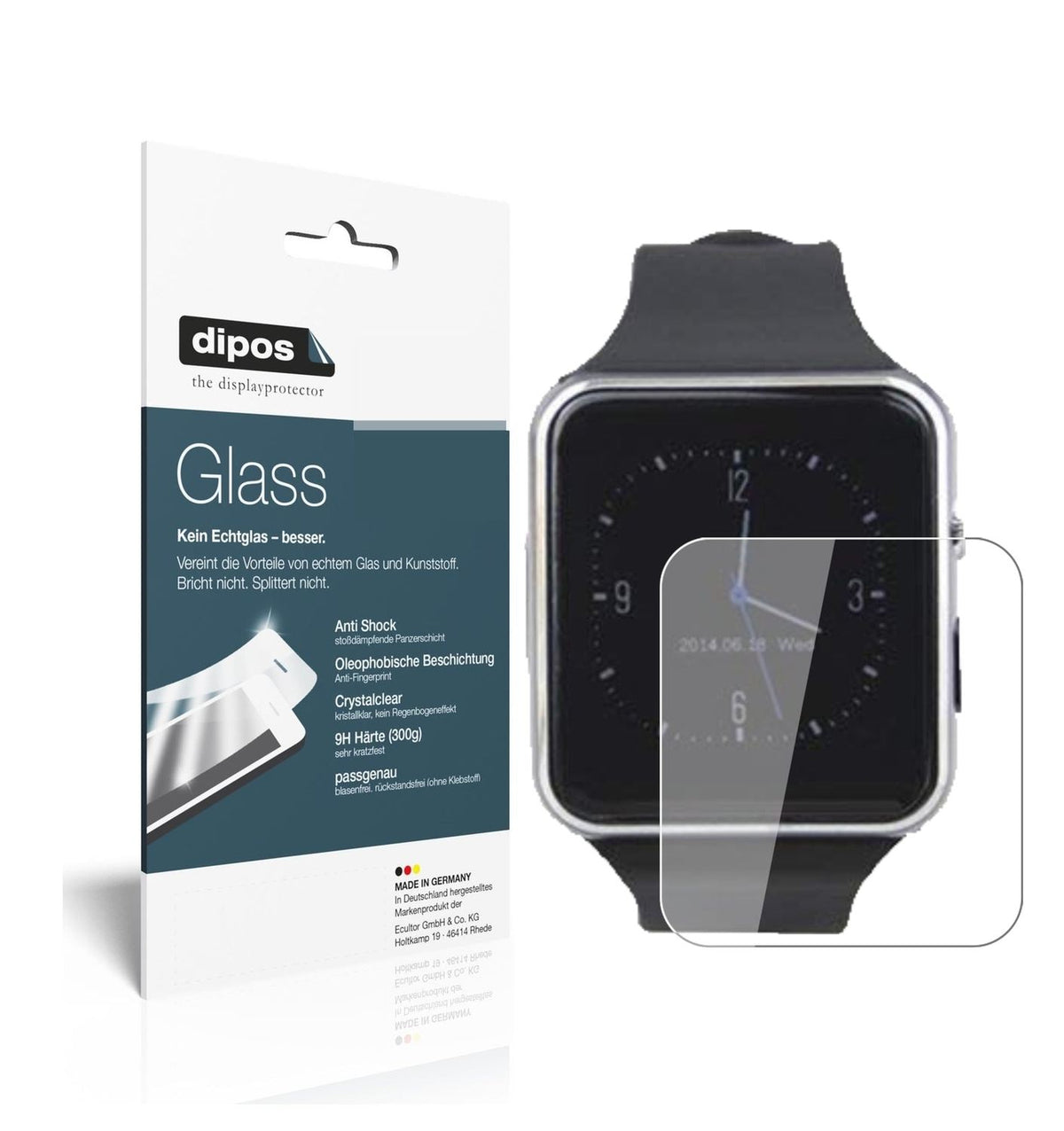 9H Clear Screen Protector for Tagobee TB01 Smartwatch – Shatterproof, Crystal Clear