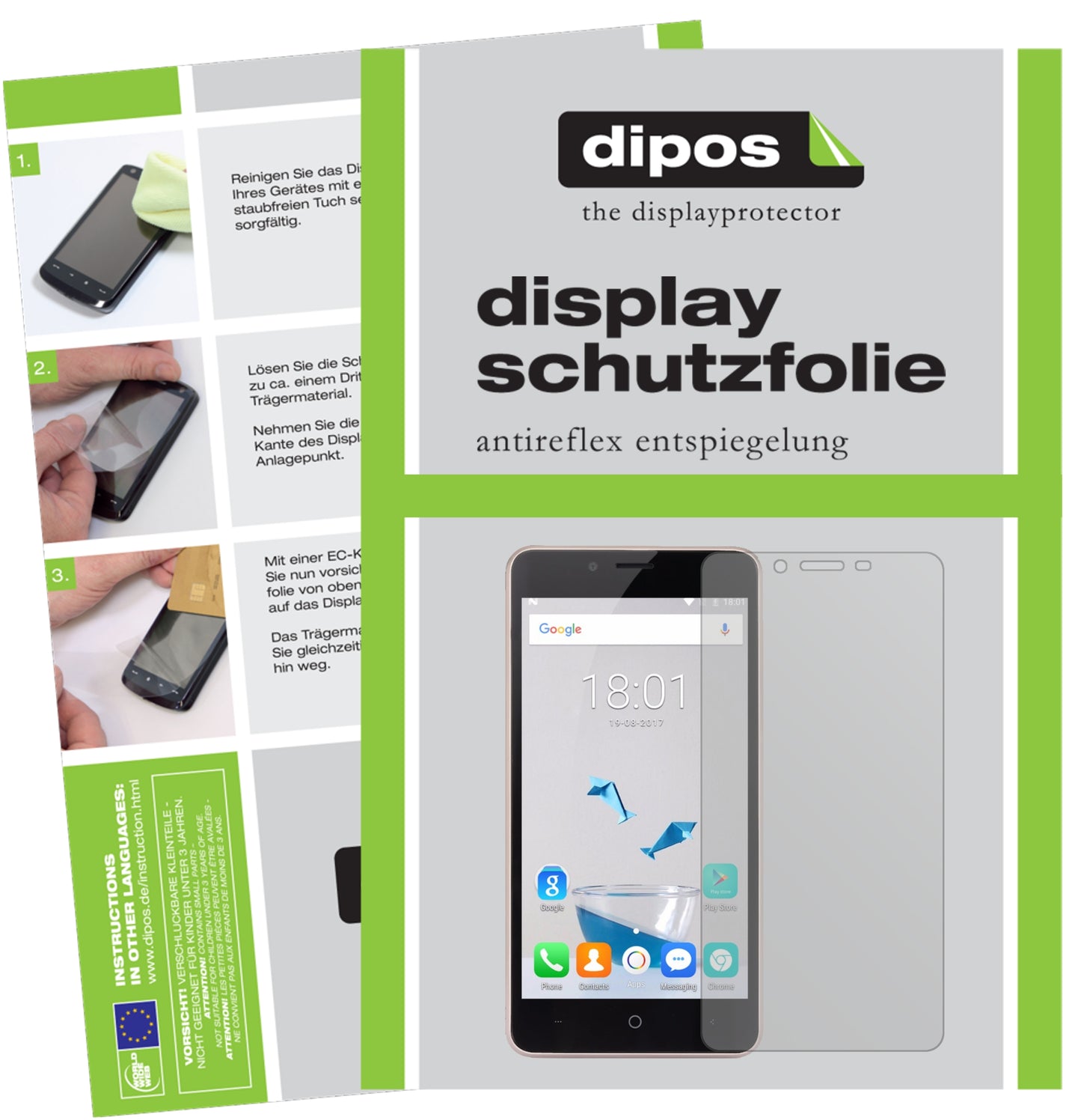 Mattes Panzerglas: Entspiegelte, dünne Folie, Fingerabdruckresistenz und Bildschirmschutz für Leagoo-Kiicaa Power