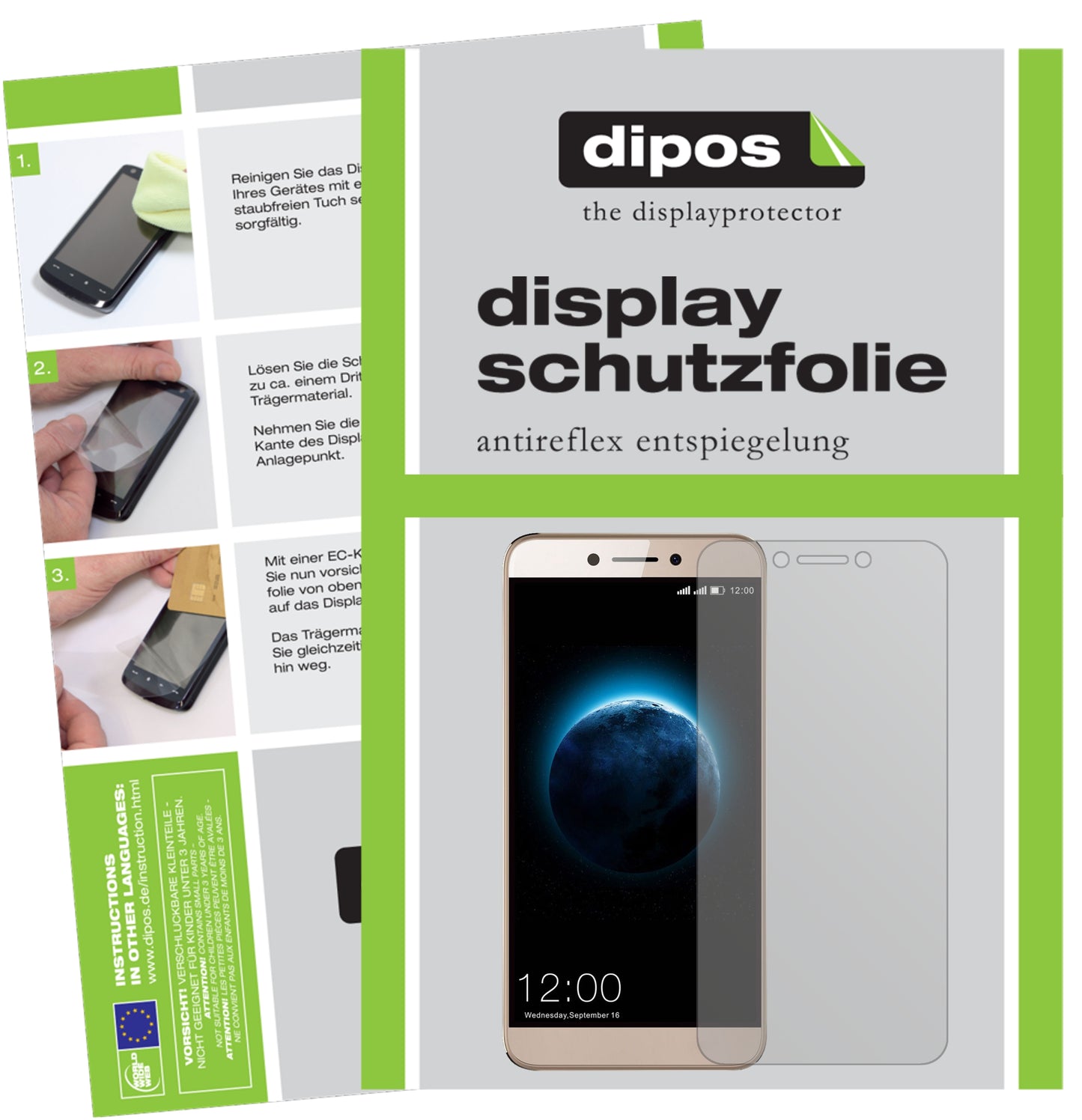 Mattes Panzerglas: Entspiegelte, dünne Folie, Fingerabdruckresistenz und Bildschirmschutz für Leagoo-T8s