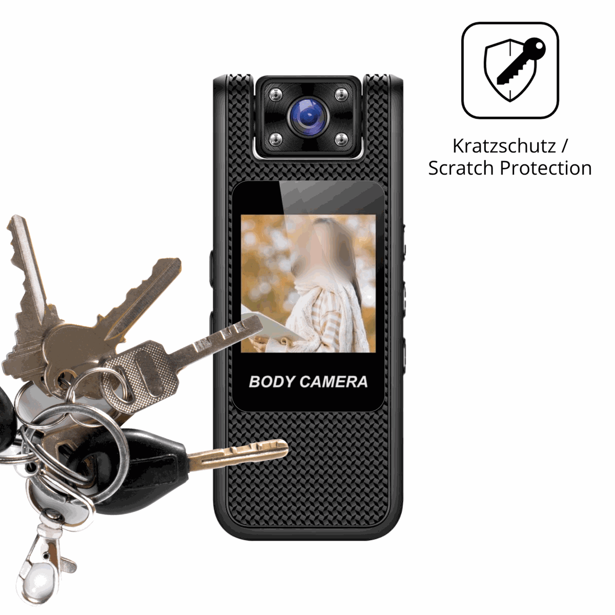 4x Screen Protector for Lecreatekit 4K Action-Cam Protection Crystal Clear dipos