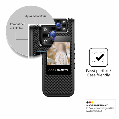 4x Screen Protector for Lecreatekit 4K Action-Cam Protection Crystal Clear dipos