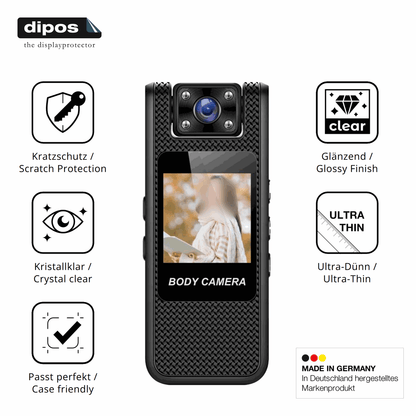 4x Screen Protector for Lecreatekit 4K Action-Cam Protection Crystal Clear dipos