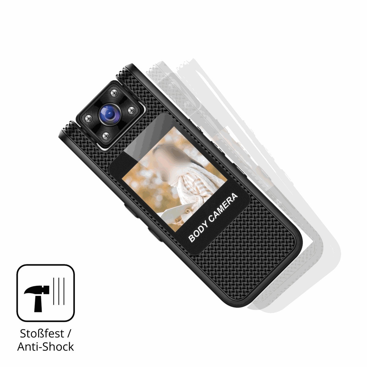 2x Screen Protector for Lecreatekit 4K Action-Cam matte Flexible Glass 9H dipos