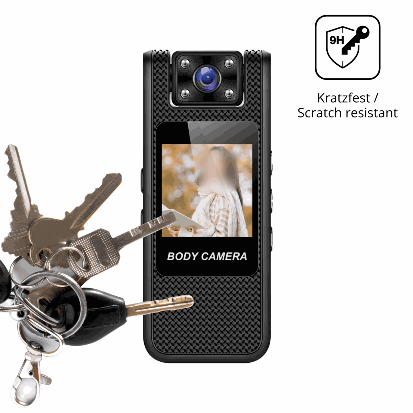 2x Screen Protector for Lecreatekit 4K Action-Cam Flexible Glass 9H dipos