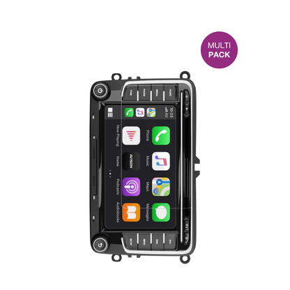 LedioXTVW72C Radio mit aufgebrachter dipos Displayschutzfolie, glasklare Darstellung ohne Einschränkungen