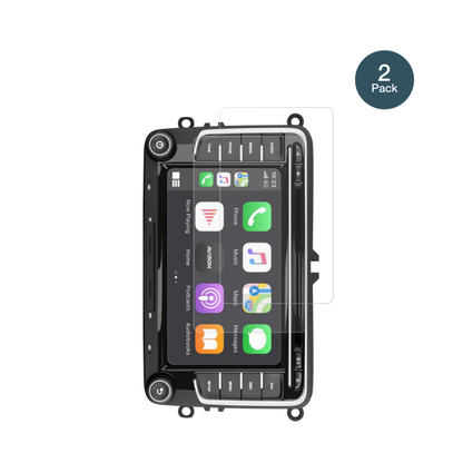 LedioXTVW72C Radio mit aufgebrachter dipos Panzerfolie, die lästige Fingerabdrücke minimiert