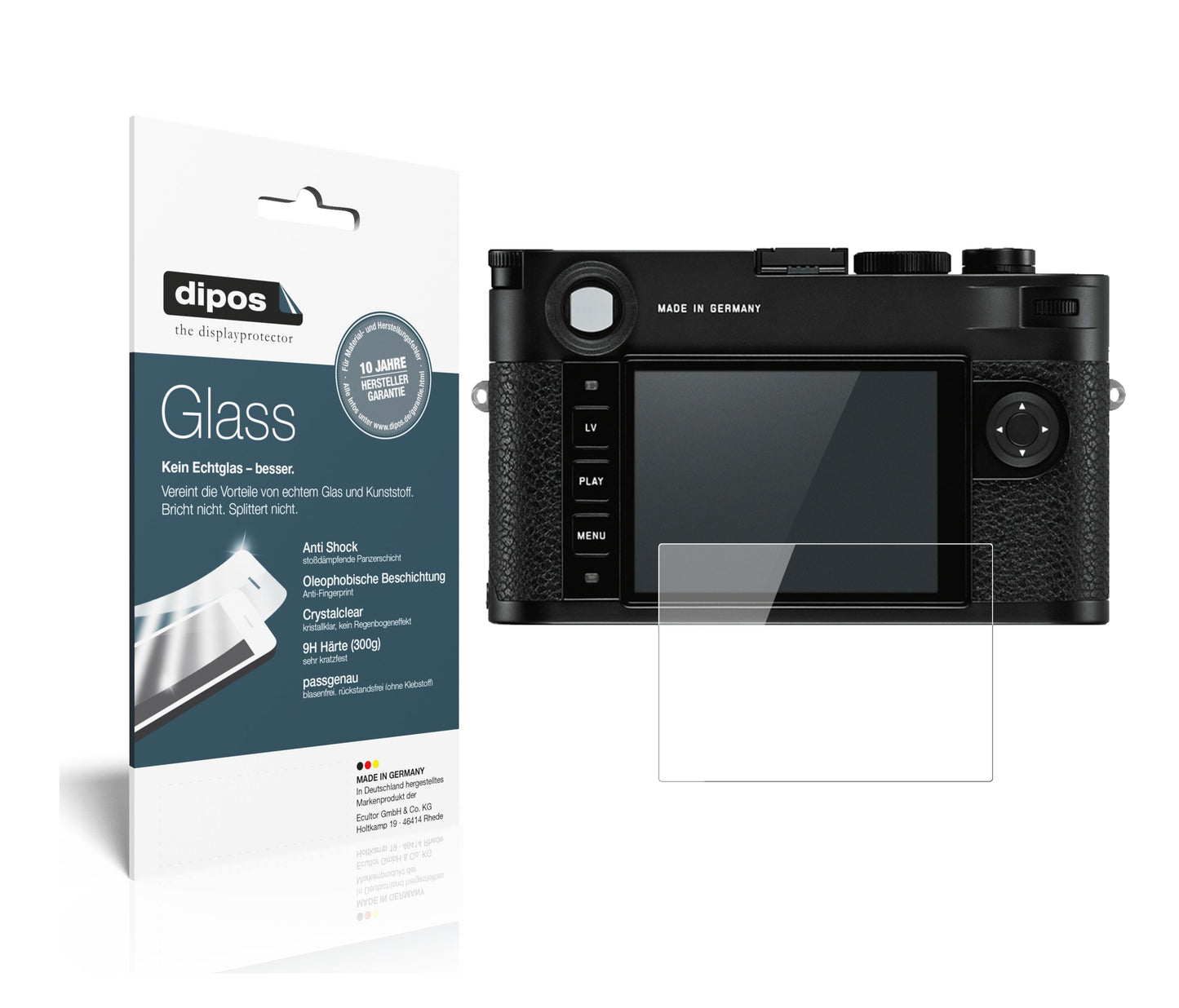 Displayschutzfolie passend für Leica M10