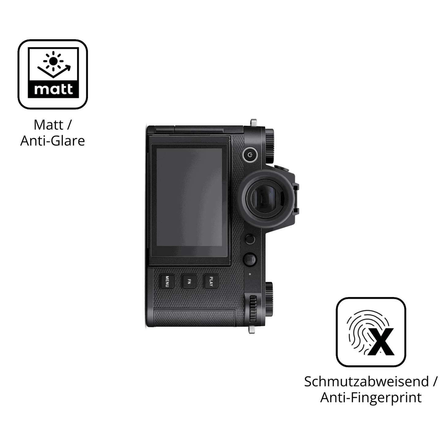 2x 9H Matte Screen Protector for Leica SL3