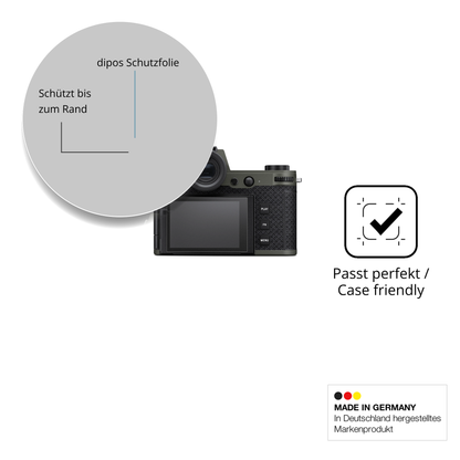 Schutzglasfolie mit optimaler Passform, zur Verwendung mit Hüllen geeignet