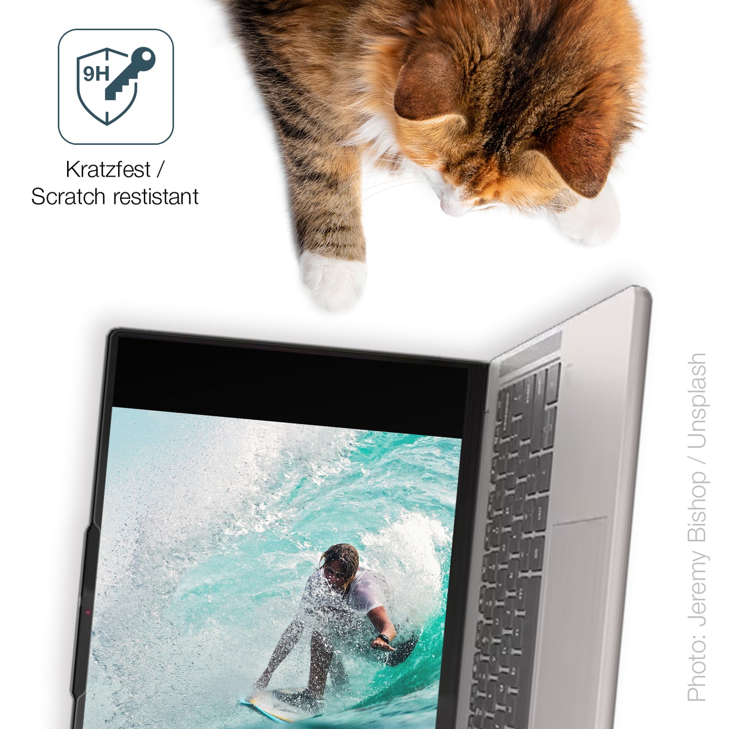 dipos Displayschutz für Lenovo Chromebook Plus Gen 10 16 Zoll, mattierte Oberfläche, robuste Festigkeit und perfekte Passform