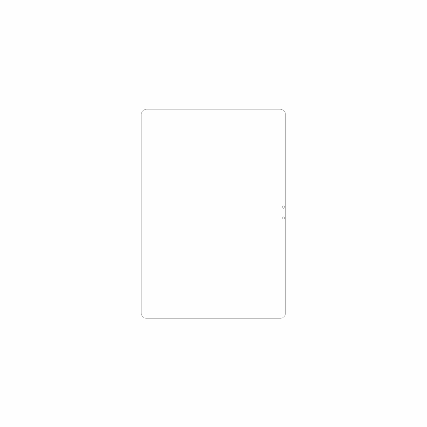 dipos Displayschutz für Lenovo Legion Y900 11, mattierte Oberfläche, geringe Dicke und perfekte Passform