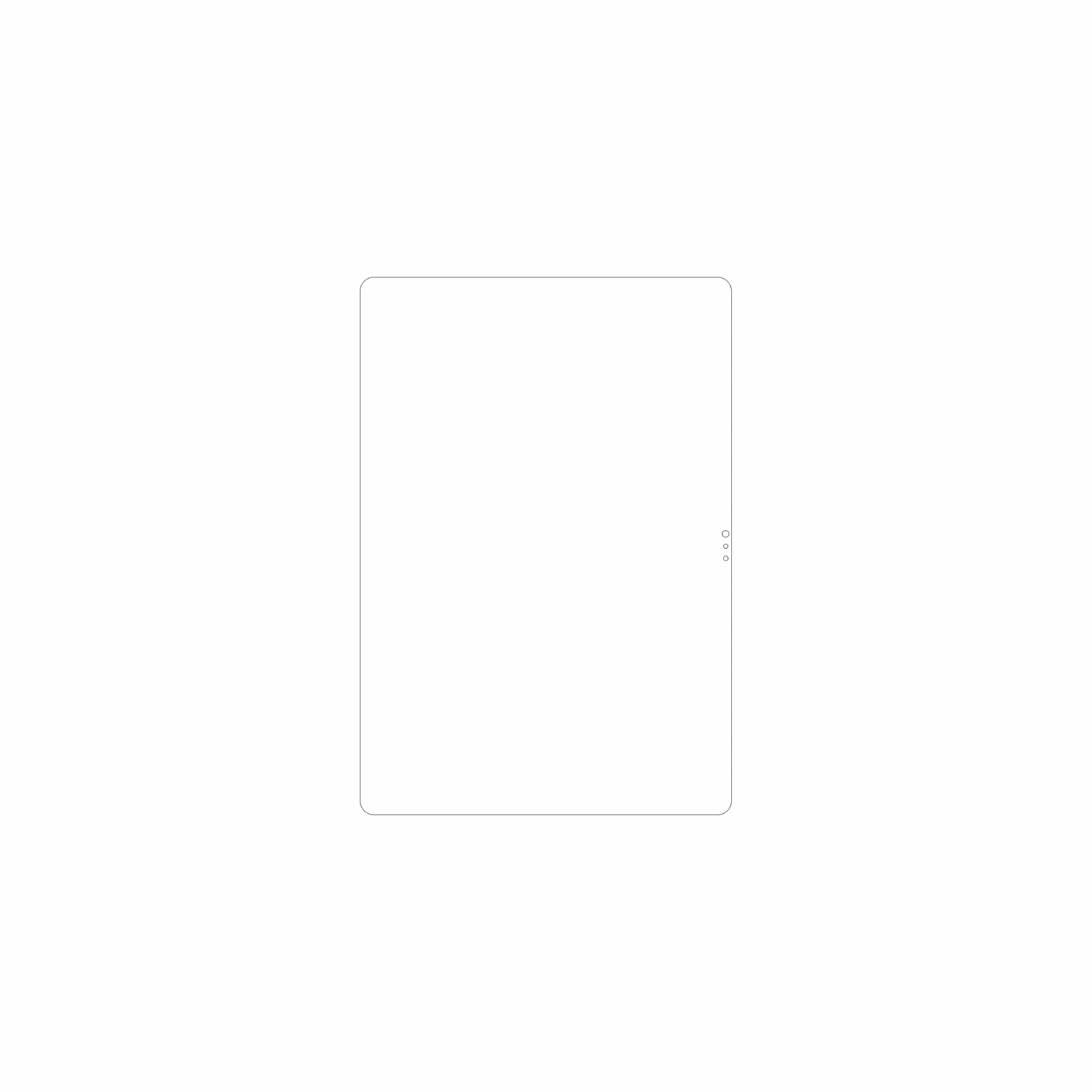 dipos Displayschutz für Lenovo Legion Y900 13, mattierte Oberfläche, geringe Dicke und perfekte Passform
