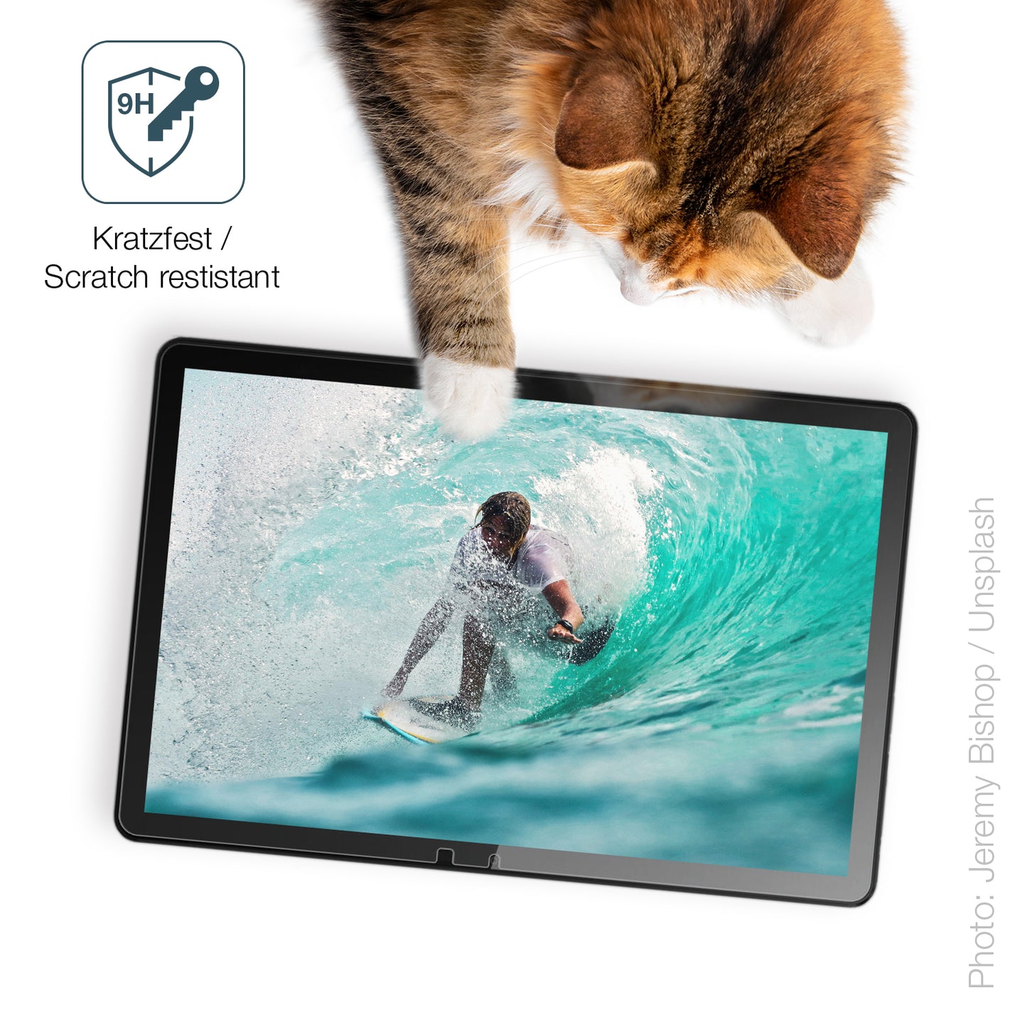 dipos Displayschutz für Lenovo Tab M10 3. Generation, mattierte Oberfläche, robuste Festigkeit und perfekte Passform