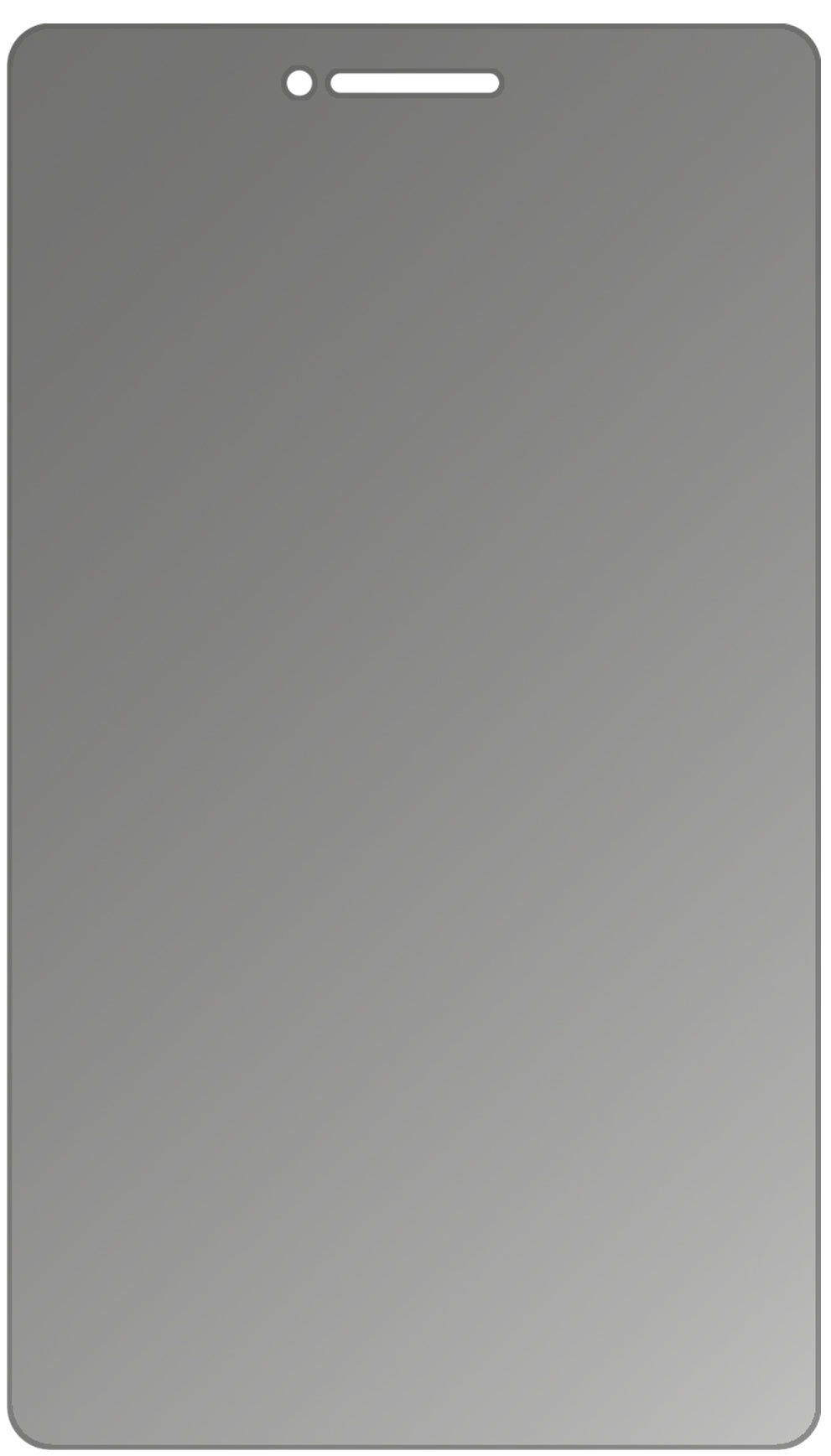 dipos Displayschutz für Lenovo TB-7104F, mattierte Oberfläche, Blickschutzfilter und perfekter Passform